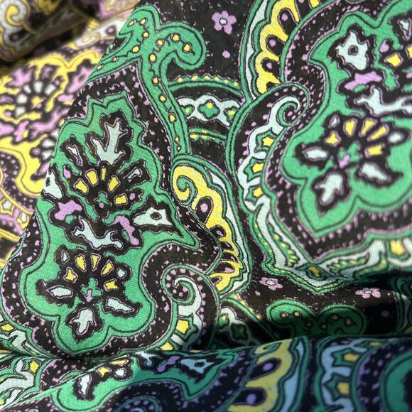 Alice and Olivia Sheila Paisley Long Sleeve Tie Front Blouse Top Sz XS New - Picture 13 of 13